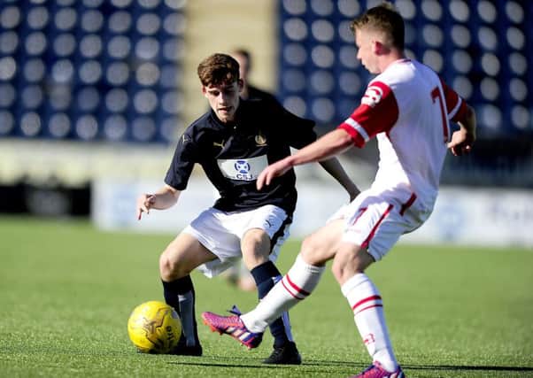 Tony Gallacher is a regular at under-20s and made his Falkirk debut earlier this season
