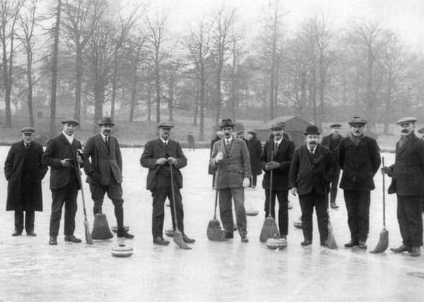 Curlers at Bell's Meadow around 1900