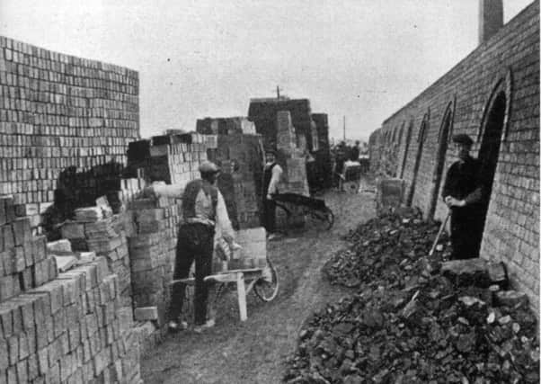 Brick making at Castlecary circa 1924
