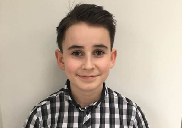 Aiden Lyons, 12-year-old Graeme High School pupil will be the Artful Dodger in a play in Edinburgh in April