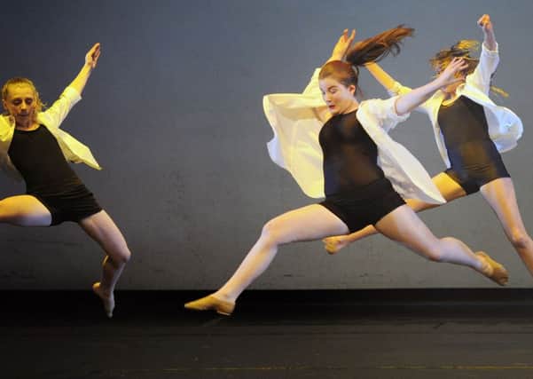 Dancers jump to it at the Forth Valley Schools Dance Competition