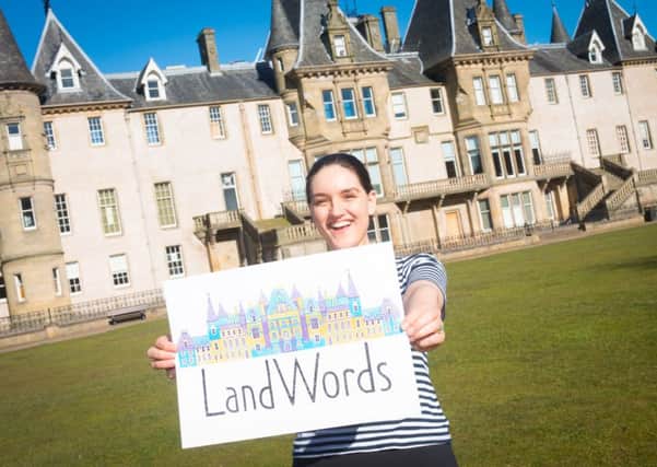 Casi Dylan, projects manager, Edinburgh International Book Festival launches Landwords at Callendar House