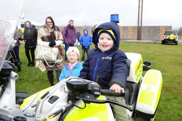 Visitors of all ages enjoyed Emergency Services Day at the Helix