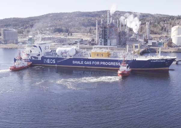 Ineos shale ship the Ineos Intrepid