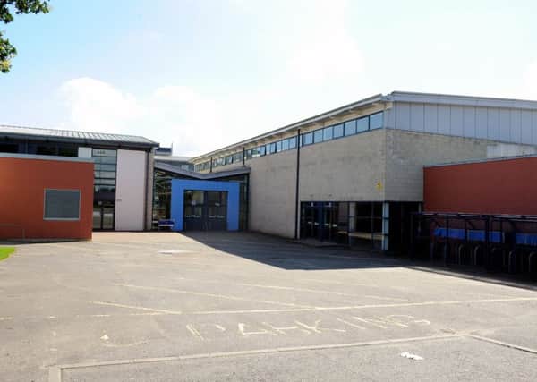 Larbert High, above, and Grame, Braes, Bo'ness and Carrongrange schools were all built with PFI cash. Picture: John Devlin