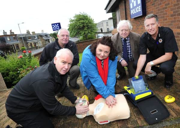 Norrie, left, and Victoria are working to have more defibrillators installed in rural communities in the Braes to help save lives