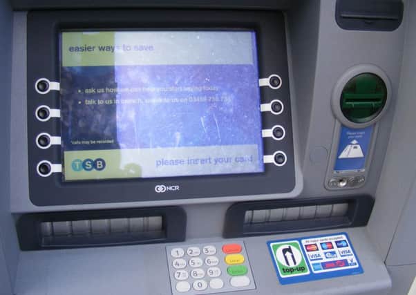 Always be vigilant when using automated cash machines