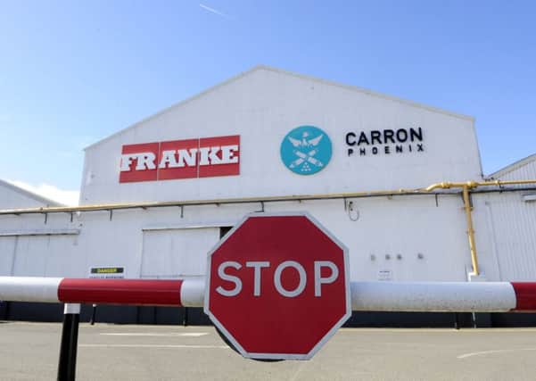 Manufacturing at the Carron plant will cease late next year. Picture: Michael Gillen