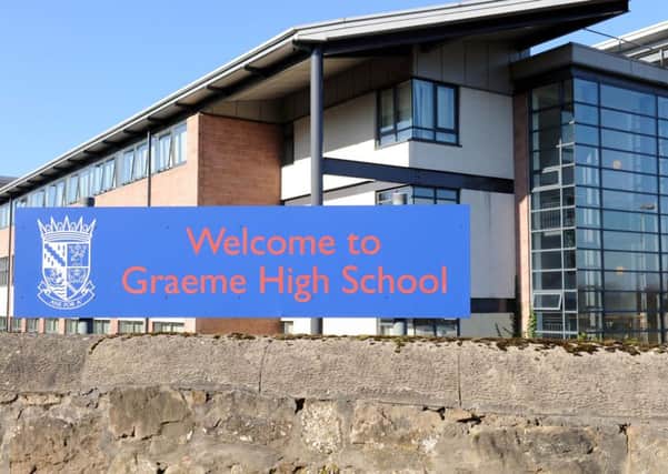 Graeme High School is one of the nine PFI/NPDO schools. Picture: Lisa Ferguson