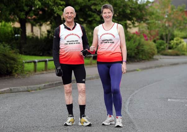 Michael Anderson with daughter Fiona. Picture: Michael Gillen