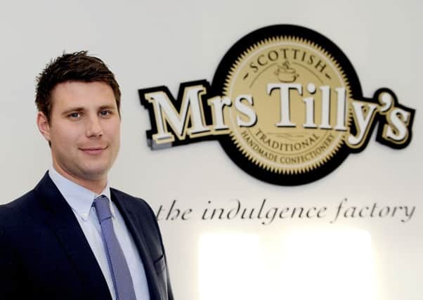 Blair Paterson, operations manager with Mrs Tilly's (Pic: Michael Gillen)