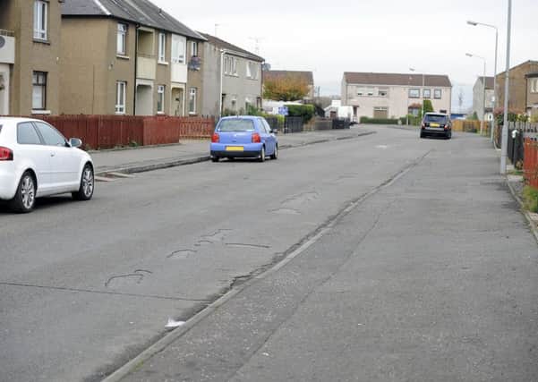 Aslam struck his victim with a car in Tweed Street in Grangemouth's Old Town