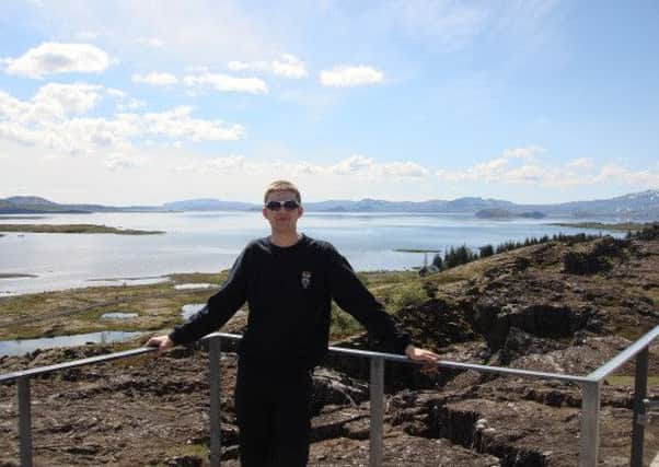 Award winning Scout Graeme Galloway travelled to Iceland as part of his  quest for the Queen's Scout Award