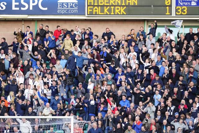 More than 1500 Falkirk fans backed the Bairns