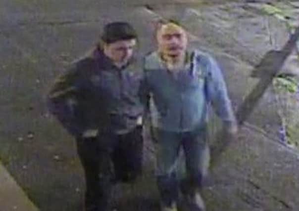 Police want to speak to these twon men in relation to a serious assault in Falkirk
