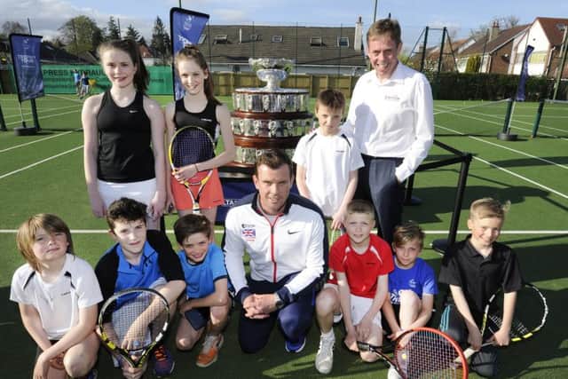 Getting youngsters into tennis is the main aim of the Davis Cup legacy programme