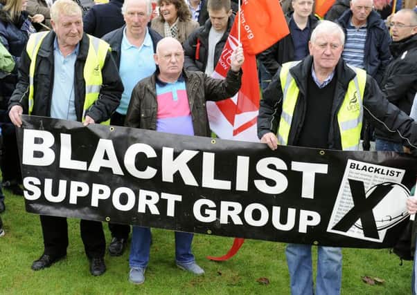 A show of unity at a support rally in Grangemouth in 2013.