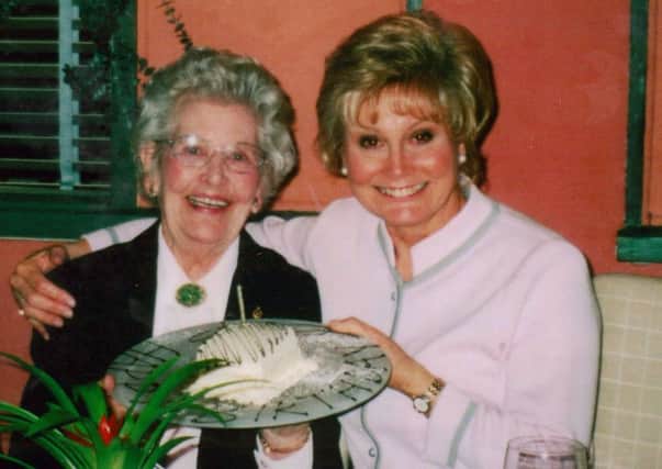 Angela Rippon celebrates her mum Ednas 84th birthday back in 2004  Edna sadly died of dementia in 2009