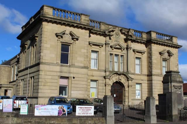 The girl was assaulted outside the Dobbie Hall