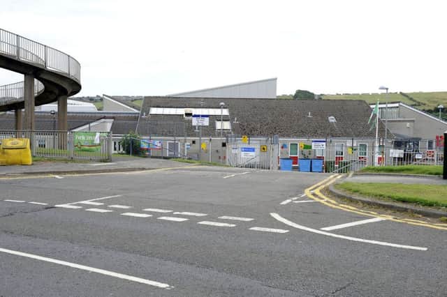 The hoax call was made to Hallglen Primary School