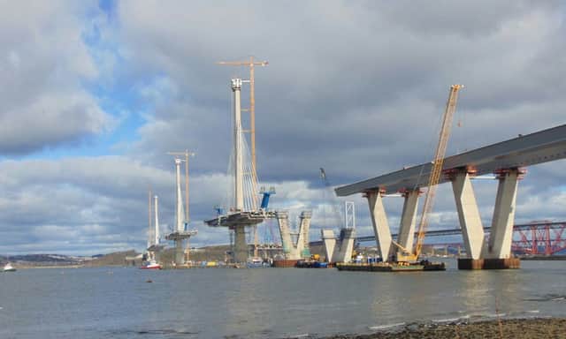 The Queensferry Crossing - the opening has been delayed. Pic submitted.