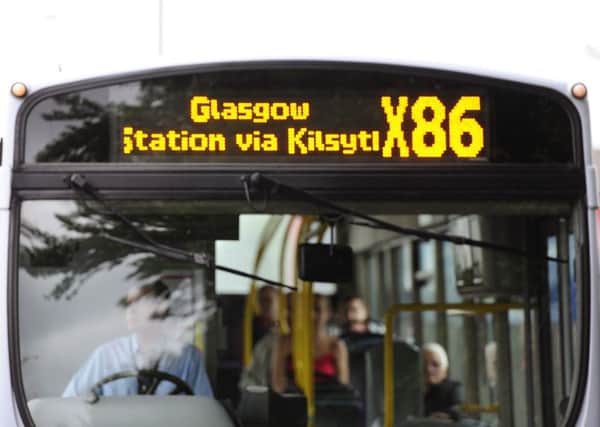 Community councils have started a campaign to save bus services X86 and the 24 which are under threat and could be stopped from August under proposals by operator First Scotland East. Picture: Michael Gillen