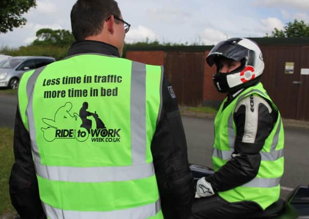 National Ride to Work Week is taking place this week.