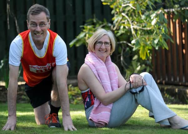 David Rogerson and his wife Ruth are both undertaking marathons to raise funds for a Christian Aid project