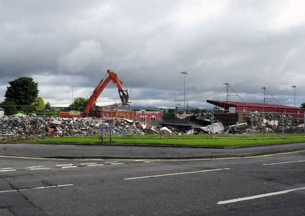 The McCowan's site is demolished to make way for a new development. Picture: Michal Gillen