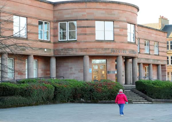 Muirhead appeared at Falkirk Sheriff Court