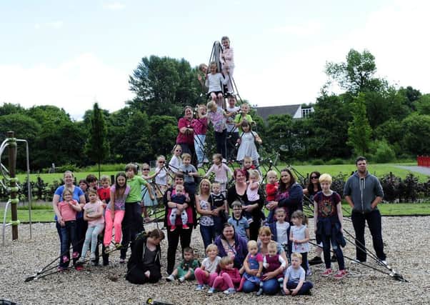 Home Start families enjoy a summer fun day in Bonnybridge