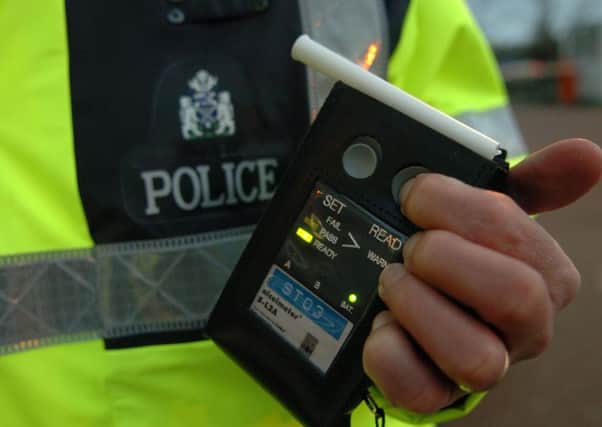The number of drink drivers caught in Forth Valley has increased by 20 per cent in the last year