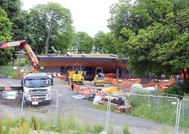 Work on Maggie's Forth Valley Centre has now halted after the collapse of the Dunne Group
Picture: Michael Gillen