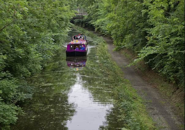 Barges have navigated the Union Canal for almost 200 years