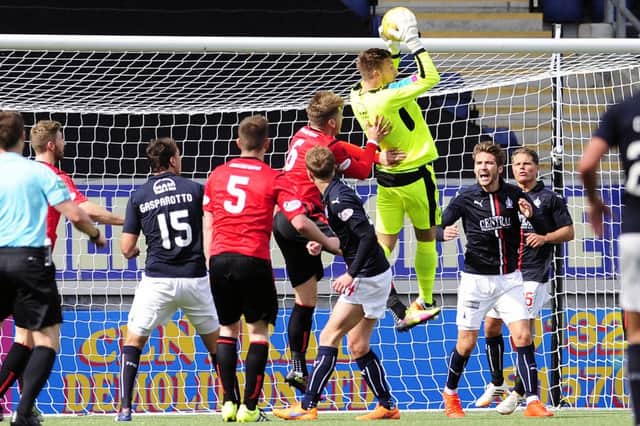 30-07-2016. Picture Michael Gillen. FALKIRK. Falkirk Stadium. Betfred Cup group stage. Falkirk FC v Brechin City. Danny Rogers 1.