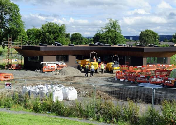 Work on the Forth Valley Maggie's Centre at Larbert has resumed