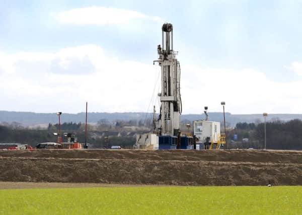Drilling has found the gas in the countryside near Airth