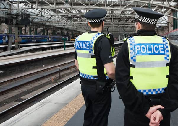British Transport Police are investigating an incident on board a train passing through Falkirk High station
