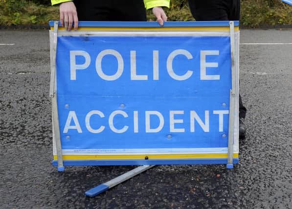 Police were called to attend a road accident on the A9 yesterday afternoon