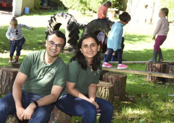 Tiptoes Nursery owners Anoop Shah and Sheetal Shah