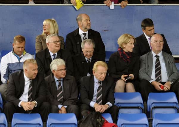 Falkirk FC directors at Palmerston. Picture Michael Gillen