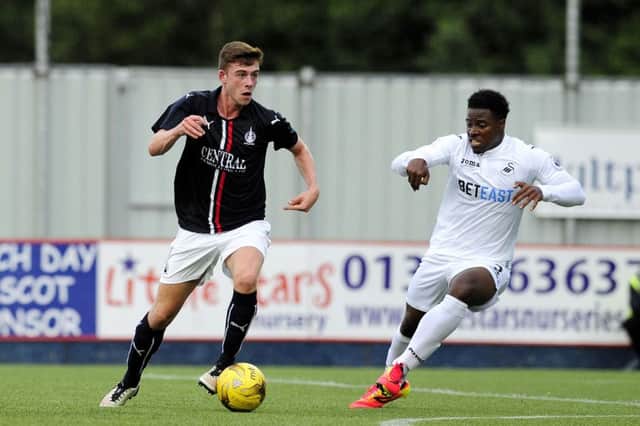 Tony Gallacher is highly rated in the Falkirk under-20s development side. Picture Michael Gillen.