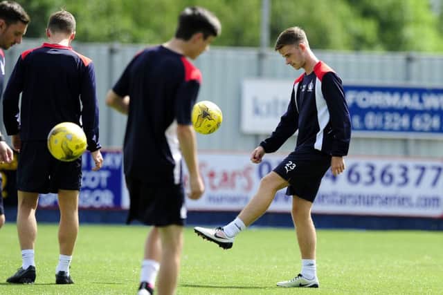 Gallacher is expected to break into the first team soon after playing well in training. picture Michael Gillen.