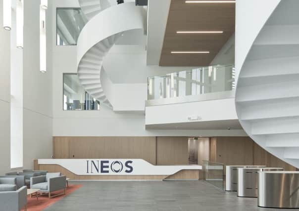 The new Ineos HQ in Grangemouth
