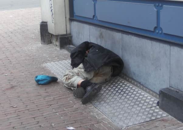 Shelter Scotland is highlighting the problem of homelessness.