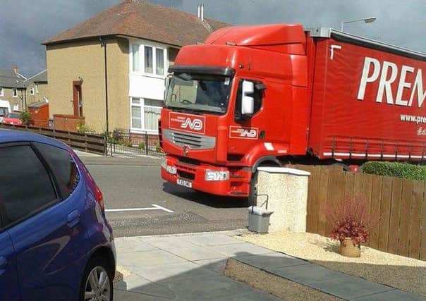 Lorry drivers are using Newhouse Road in Grangemouth as their own personal lay-by - parking up blocking residents in their homes and causing safety concerns