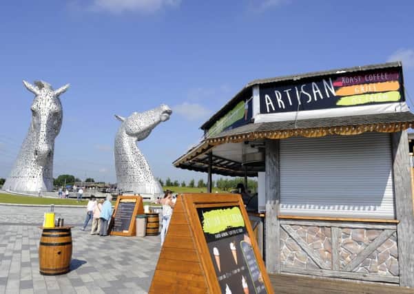The Artisan Grill food stall which sits near the Kelpies will now be removed. Picture: Michael Gillen