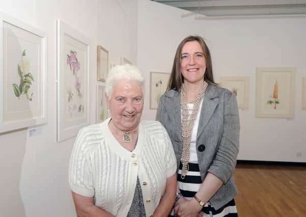 Bontanical artists Mary ONeil and Sharon Fox have works on display