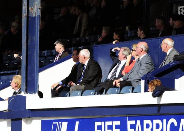 Falkirk directors at Stark's Park, Kirkcaldy earlier this month. Pic by Michael Gillen.