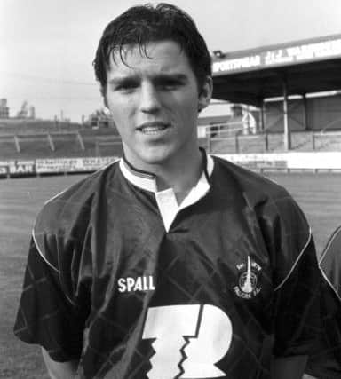 Alex Rae was at Falkirk, seen here in August 1989.